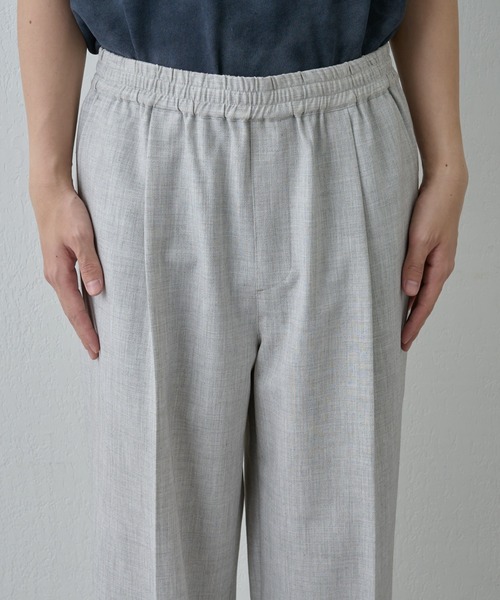 COLONY 2139(コロニートゥーワンスリーナイン)の「パウダートロストレートパンツ(スラックス・メンズ・アイボリー/ブラック・MEDIUM/LARGE)」の13枚目の写真