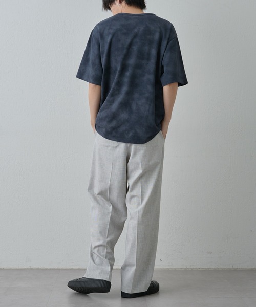 COLONY 2139(コロニートゥーワンスリーナイン)の「パウダートロストレートパンツ(スラックス・メンズ・アイボリー/ブラック・MEDIUM/LARGE)」の7枚目の写真