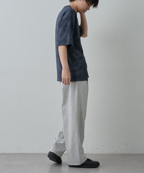 COLONY 2139(コロニートゥーワンスリーナイン)の「パウダートロストレートパンツ(スラックス・メンズ・アイボリー/ブラック・MEDIUM/LARGE)」の8枚目の写真