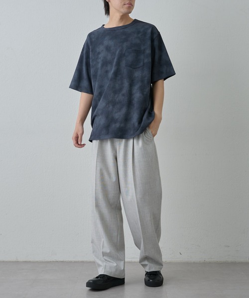 COLONY 2139(コロニートゥーワンスリーナイン)の「パウダートロストレートパンツ(スラックス・メンズ・アイボリー/ブラック・MEDIUM/LARGE)」の5枚目の写真