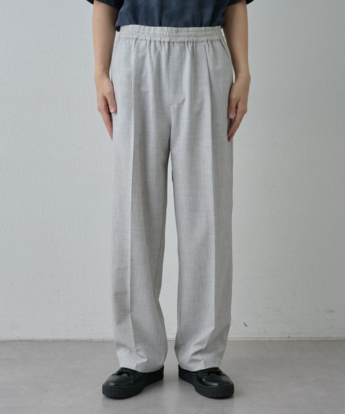 COLONY 2139(コロニートゥーワンスリーナイン)の「パウダートロストレートパンツ(スラックス・メンズ・アイボリー/ブラック・MEDIUM/LARGE)」の9枚目の写真