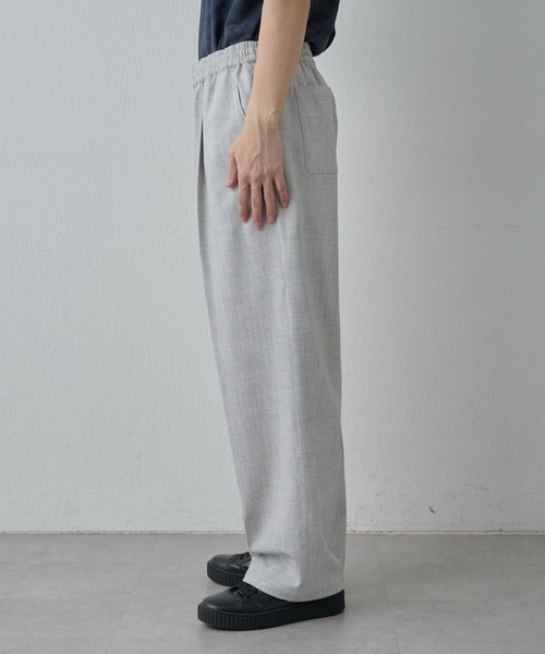 COLONY 2139(コロニートゥーワンスリーナイン)の「パウダートロストレートパンツ(スラックス・メンズ・アイボリー/ブラック・MEDIUM/LARGE)」の10枚目の写真