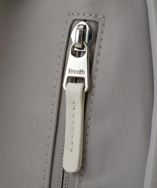 Breath TOPKAPI(ブレストプカピ)の「【Breath TOPKAPI】【撥水】ツヤ ナイロン レザーハンドル ミニ リュック(バックパック/リュック・レディース・クリーム/ブラック/ライトグレー・FREE)」の15枚目の写真