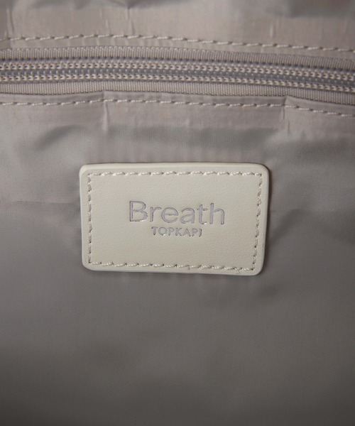 Breath TOPKAPI(ブレストプカピ)の「【Breath TOPKAPI】【撥水】ツヤ ナイロン レザーハンドル ミニ リュック(バックパック/リュック・レディース・クリーム/ブラック/ライトグレー・FREE)」の19枚目の写真