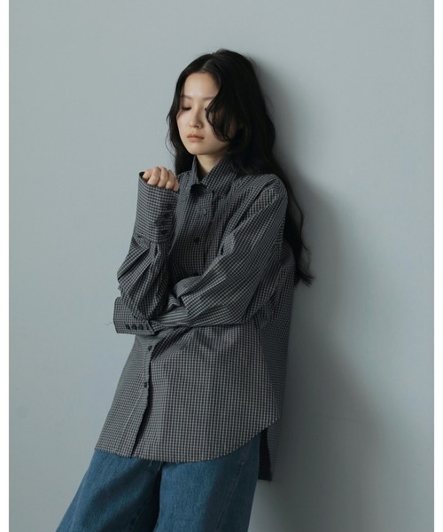 anuke アンヌーク Volume Ribbon Shirts Volume Ribbon Shirts（シャツ/ブラウス）｜anuke（アンヌーク）の