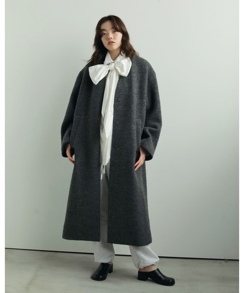 Volume Ribbon Shirts（シャツ/ブラウス）｜anuke（アンヌーク）の