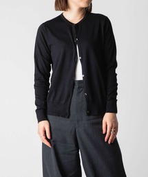 JOHN SMEDLEY ELINOR ジョンスメドレー 長袖コットンニットカーディガン