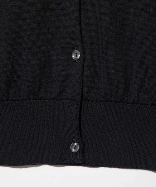 JOHN SMEDLEY(ジョンスメドレー)の「JOHN SMEDLEY ELINOR ジョンスメドレー 長袖コットンニットカーディガン(カーディガン/ボレロ・レディース・ネイビー/ベージュ系1/ホワイト系1/ダークグレー/ブラック・LARGE/SMALL/MEDIUM)」の10枚目の写真