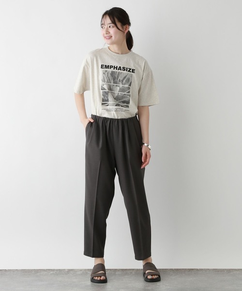 FOUND GOOD(ファウンドグッド)の「makiフォトプリントTEE(Tシャツ/カットソー・レディース・アイボリー/ブラック/ホワイト系5・L/M/S)」の11枚目の写真