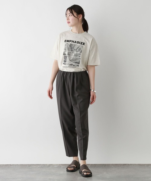 FOUND GOOD(ファウンドグッド)の「makiフォトプリントTEE(Tシャツ/カットソー・レディース・アイボリー/ブラック/ホワイト系5・L/M/S)」の12枚目の写真