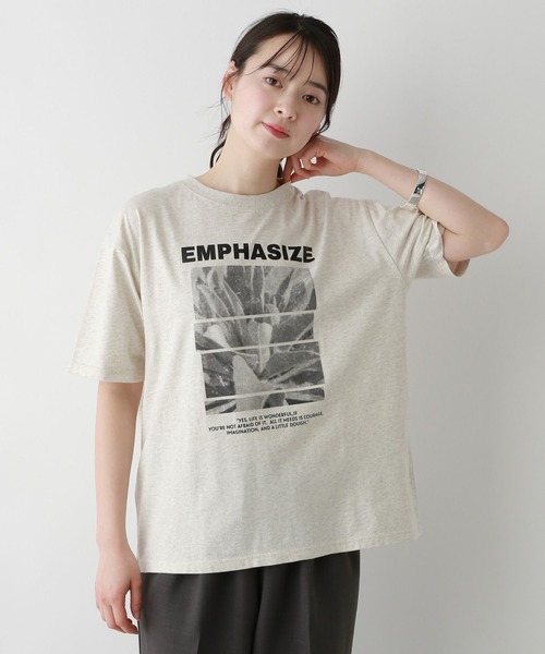 FOUND GOOD(ファウンドグッド)の「makiフォトプリントTEE(Tシャツ/カットソー・レディース・アイボリー/ブラック/ホワイト系5・L/M/S)」の13枚目の写真