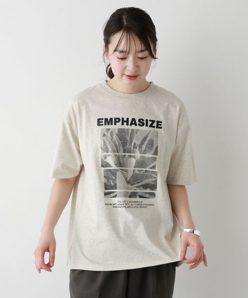 FOUND GOOD(ファウンドグッド)の「makiフォトプリントTEE(Tシャツ/カットソー・レディース・アイボリー/ブラック/ホワイト系5・L/M/S)」の14枚目の写真