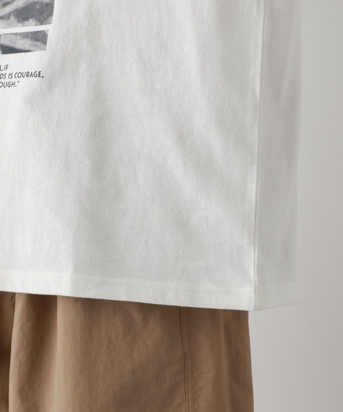 FOUND GOOD(ファウンドグッド)の「makiフォトプリントTEE(Tシャツ/カットソー・レディース・アイボリー/ブラック/ホワイト系5・L/M/S)」の20枚目の写真