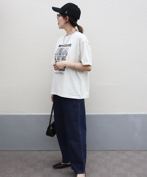 新品タグ付き　DALLAS プリント ブラウン Tシャツ M セール】makiフォトプリントTEE（Tシャツ/カットソー）｜FOUND