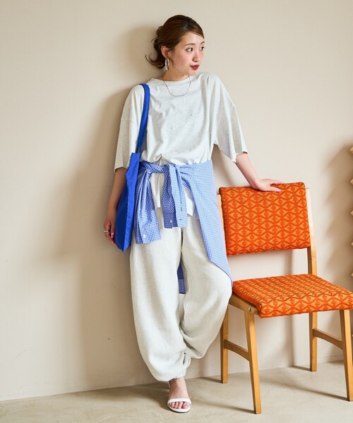 FREAK'S STORE(フリークスストア)の「限定展開 キラキラ ホット ビックシルエット 半袖 Tシャツ(Tシャツ/カットソー・レディース・オフホワイト/ブラック/ライトグレー・フリ-)」の20枚目の写真