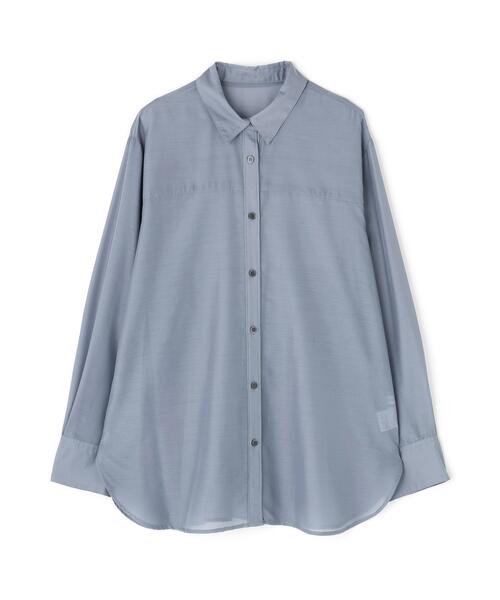 NATURAL BEAUTY BASIC(ナチュラルビューティーベーシック)の「◇シアーオーバーシャツ(シャツ/ブラウス・レディース・オリーブ/ベージュ/ダークブルー・FREE)」の22枚目の写真