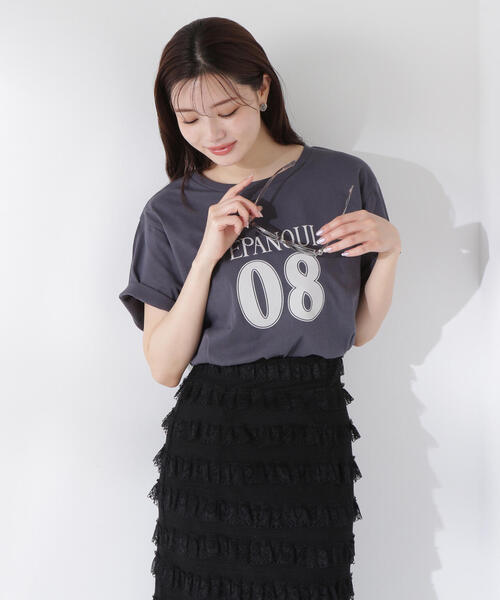 PROPORTION BODY DRESSING(プロポーションボディドレッシング)の「レースフリルタイトスカート / 1215220609(スカート・レディース・ブラック/ホワイト・SMALL/MEDIUM/P/S)」の7枚目の写真