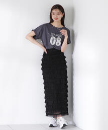 PROPORTION BODY DRESSING | レースフリルタイトスカート / 1215220609(スカート)