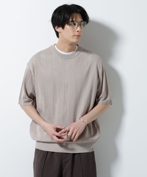 アイレットニット 半袖