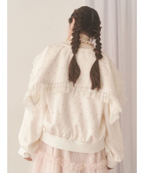 merry jenny(メリージェニー)の「ribbonセーラーサテンブルゾン(ブルゾン・レディース・ピンク/ブルー/グレー・FREE)」の14枚目の写真