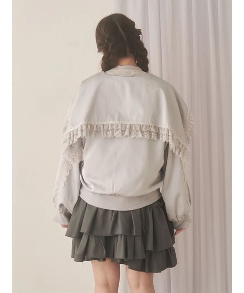 merry jenny(メリージェニー)の「ribbonセーラーサテンブルゾン(ブルゾン・レディース・ピンク/ブルー/グレー・FREE)」の19枚目の写真