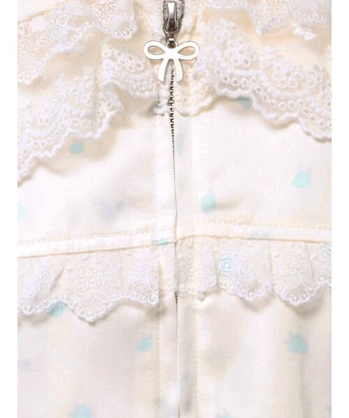 merry jenny(メリージェニー)の「ribbonセーラーサテンブルゾン(ブルゾン・レディース・ピンク/ブルー/グレー・FREE)」の5枚目の写真