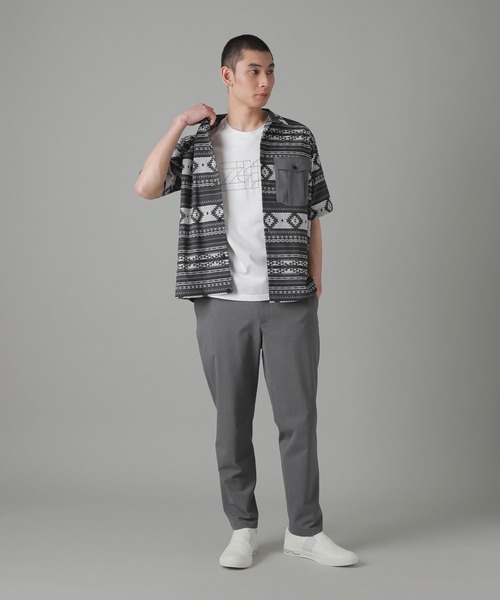 ZUCCa（ズッカ）の「エスニックプリント / シャツ / S（シャツ/ブラウス・メンズ・ブラック/ブルー・M size）」の5枚目の写真