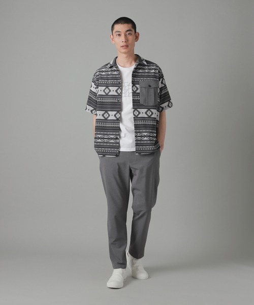 ZUCCa（ズッカ）の「エスニックプリント / シャツ / S（シャツ/ブラウス・メンズ・ブラック/ブルー・M size）」の6枚目の写真