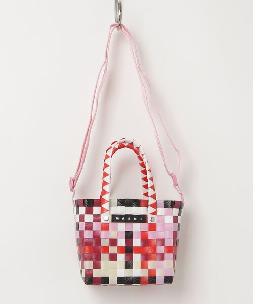MARNI(マルニ)の「MARNI(マルニ)Kids & Junior かごハンドバッグ(かごバッグ・キッズ・ライトイエロー/ライトピンク/ピンク/イエロー/オレンジ・ONE SIZE)」の4枚目の写真