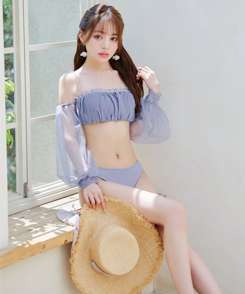 シップス　カージュ　リボンボーダービキニ　ユナイテッドアローズ　水着 Amazon.co.jp: シップス カージュ リボンボーダービキニ