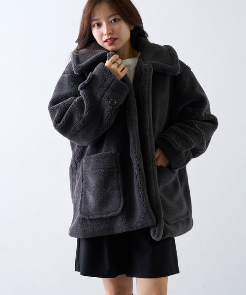 セール】【MAGASIN DE MODE Chou Chou】テディボアコート XNN（モッズ