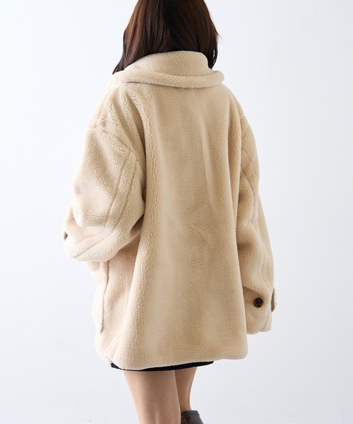 初売り値下げ　ヴェロホンナ　テディベアボアコート　アイボリー ヴェロホンナ テディベアボアコート アイボリー 楽天市場】【SALE