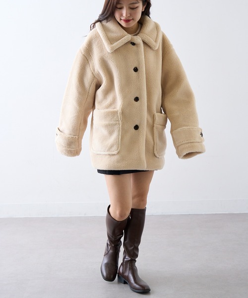 セール】【MAGASIN DE MODE Chou Chou】テディボアコート XNN（モッズ