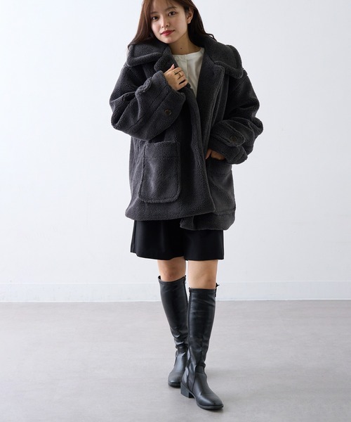 セール】【MAGASIN DE MODE Chou Chou】テディボアコート XNN（モッズ