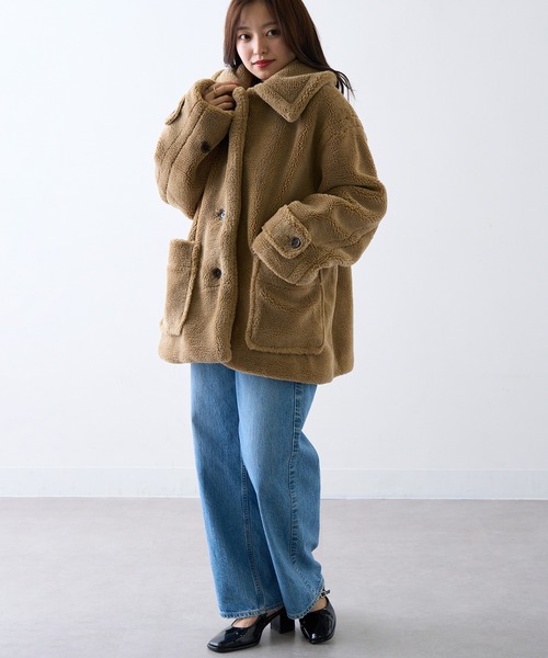 セール】【MAGASIN DE MODE Chou Chou】テディボアコート XNN（モッズ