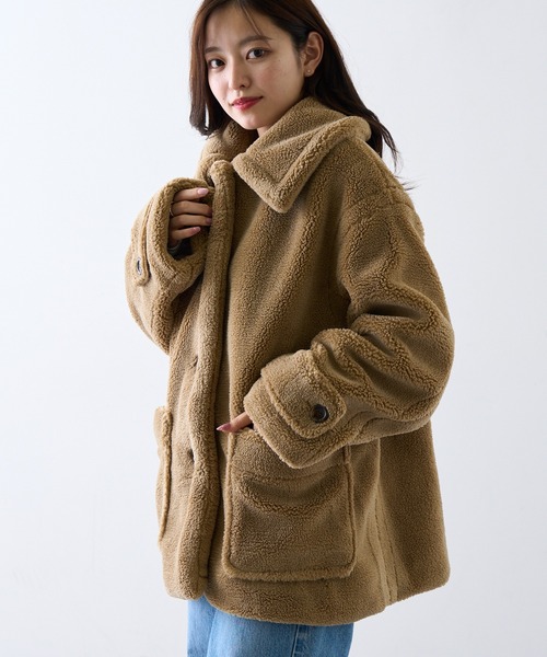 セール】【MAGASIN DE MODE Chou Chou】テディボアコート XNN（モッズ