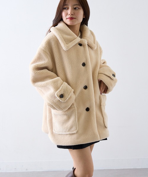 セール】【MAGASIN DE MODE Chou Chou】テディボアコート XNN（モッズ
