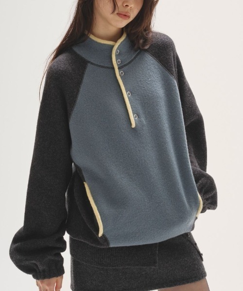 TODAYFUL（トゥデイフル）の「【TODAYFUL/トゥデイフル】Wool 100% Piping Pullover/ウール100%パイピングプルオーバー（その他トップス・レディース・ブラウン/ネイビー/チャコールグレー・FREE）」の5枚目の写真