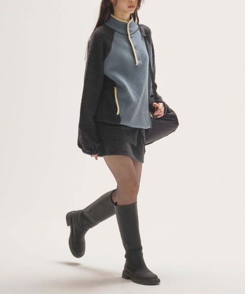 TODAYFUL（トゥデイフル）の「【TODAYFUL/トゥデイフル】Wool 100% Piping Pullover/ウール100%パイピングプルオーバー（その他トップス・レディース・ブラウン/ネイビー/チャコールグレー・FREE）」の7枚目の写真