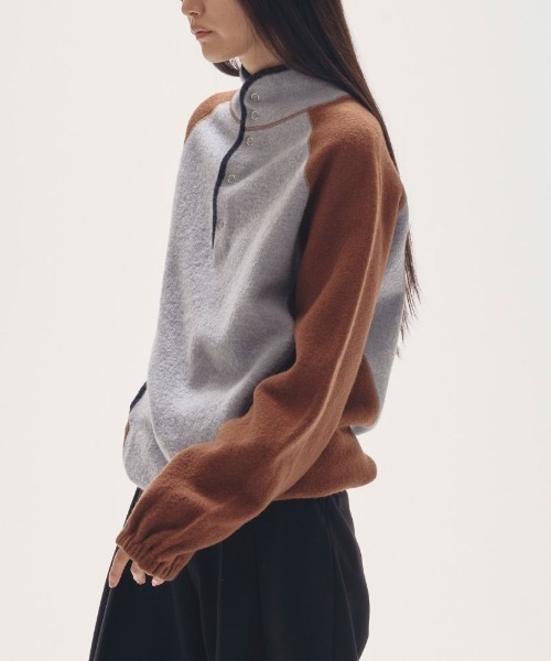 TODAYFUL（トゥデイフル）の「【TODAYFUL/トゥデイフル】Wool 100% Piping Pullover/ウール100%パイピングプルオーバー（その他トップス・レディース・ブラウン/ネイビー/チャコールグレー・FREE）」の14枚目の写真