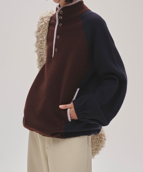 TODAYFUL（トゥデイフル）の「【TODAYFUL/トゥデイフル】Wool 100% Piping Pullover/ウール100%パイピングプルオーバー（その他トップス・レディース・ブラウン/ネイビー/チャコールグレー・FREE）」の17枚目の写真
