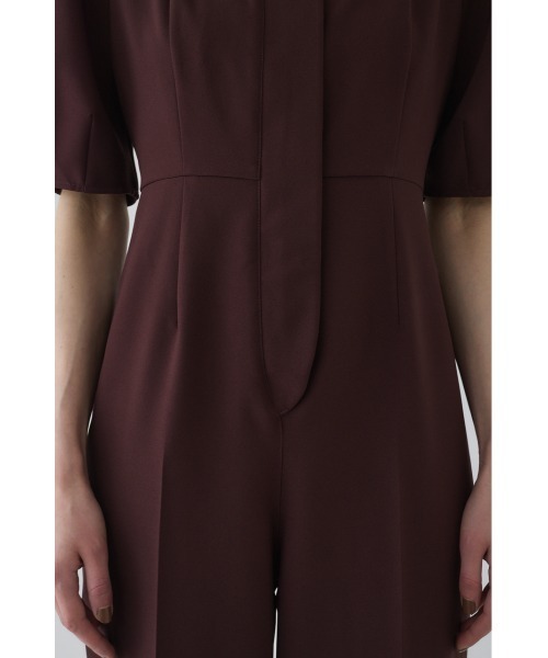 n　美品　リムアーク Boat neck all in one Boat neck all in one ボートネックオールインワン（つなぎ