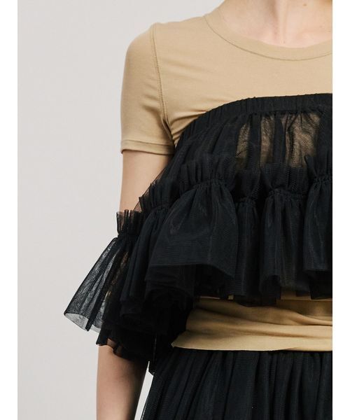 SORIN（ソリン　）の「Tulle Circular Skirt Belt/チュール サーキュラースカートベルト（スカート・レディース・ホワイト/ブラック/ピンクベージュ・38）」の16枚目の写真