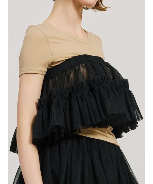 SORIN（ソリン　）の「Tulle Circular Skirt Belt/チュール サーキュラースカートベルト（スカート・レディース・ホワイト/ブラック/ピンクベージュ・38）」の18枚目の写真
