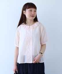bulle de savon | △コットン/キュプラ ローンIBK 半袖bebe ブラウス(シャツ/ブラウス)