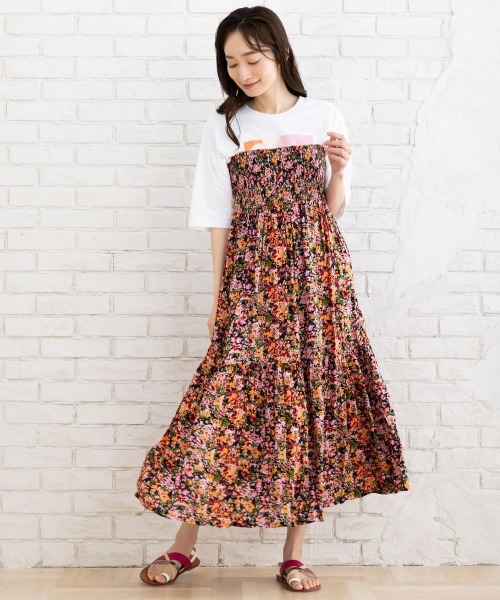 sabstreet my standard(サブストリートマイスタンダード)の「KAFFE リトルフラワープリントスカート(スカート・レディース・ピンク・9号)」の8枚目の写真