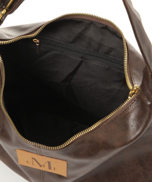 MUCENT（ムセント）の「MUCENT／メリンショルダーBAG（トートバッグ・レディース・ブラック/ブラウン・FREE）」の4枚目の写真