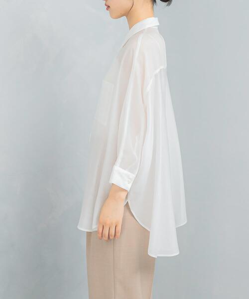 URBAN RESEARCH ROSSO WOMEN(アーバンリサーチ ロッソ)の「アセテートシアードルマンシャツ(シャツ/ブラウス・レディース・ピンク/オフホワイト・FREE)」の16枚目の写真