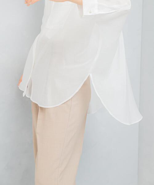 URBAN RESEARCH ROSSO WOMEN(アーバンリサーチ ロッソ)の「アセテートシアードルマンシャツ(シャツ/ブラウス・レディース・ピンク/オフホワイト・FREE)」の12枚目の写真