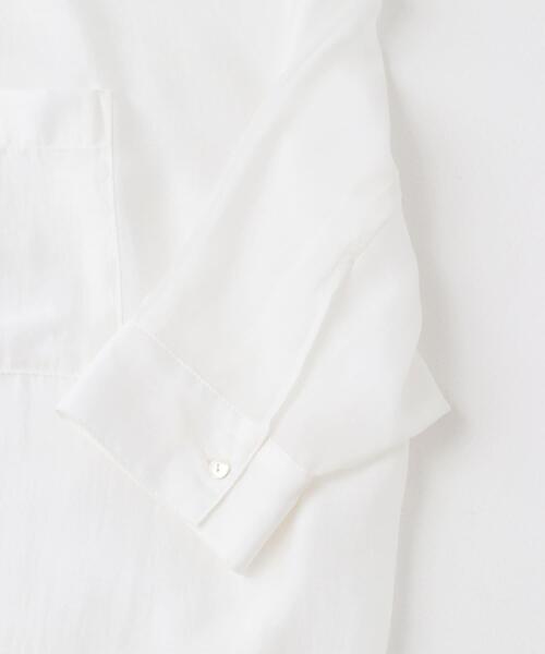 URBAN RESEARCH ROSSO WOMEN(アーバンリサーチ ロッソ)の「アセテートシアードルマンシャツ(シャツ/ブラウス・レディース・ピンク/オフホワイト・FREE)」の10枚目の写真